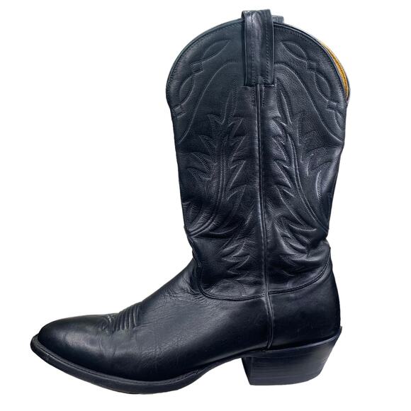 Nocona Mens Narrow Black Leather Western Cowboy Boot Size US 11 B main image 8